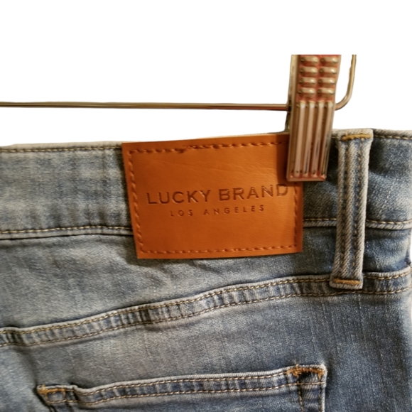 Lucky Brand Women's 29 The Roll Up Jean Shorts Blue NEW - Picture 6 of 8